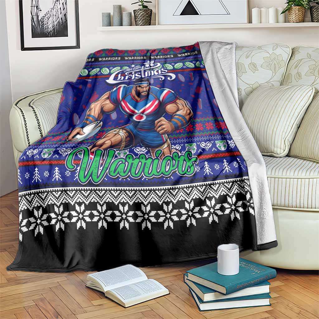 New Zealand Warriors Rugby Xmas Blanket Australia NRL Mascot