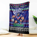 New Zealand Warriors Rugby Xmas Blanket Australia NRL Mascot