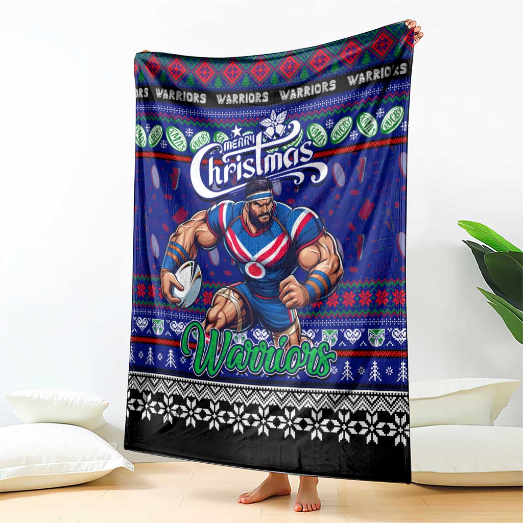 New Zealand Warriors Rugby Xmas Blanket Australia NRL Mascot