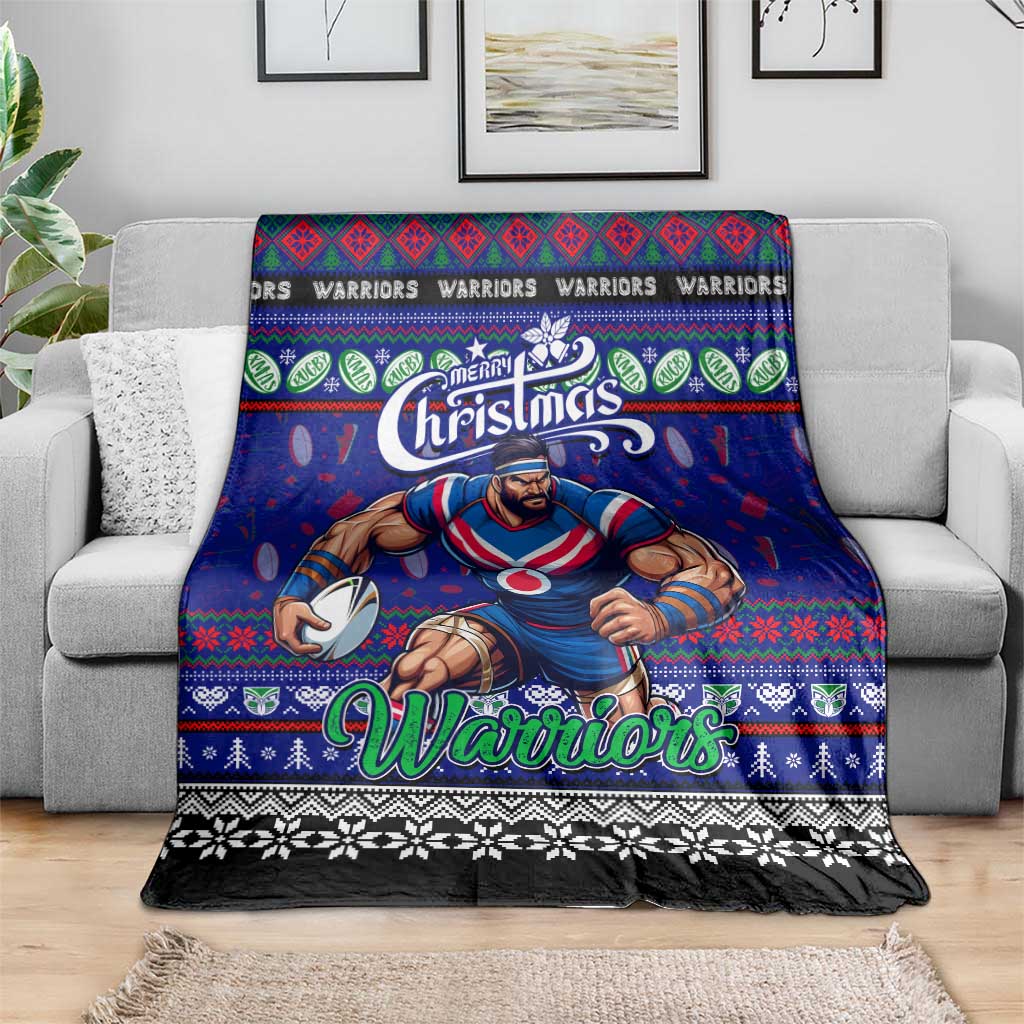 New Zealand Warriors Rugby Xmas Blanket Australia NRL Mascot