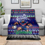 New Zealand Warriors Rugby Xmas Blanket Australia NRL Mascot