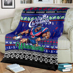 New Zealand Warriors Rugby Xmas Blanket Australia NRL Mascot