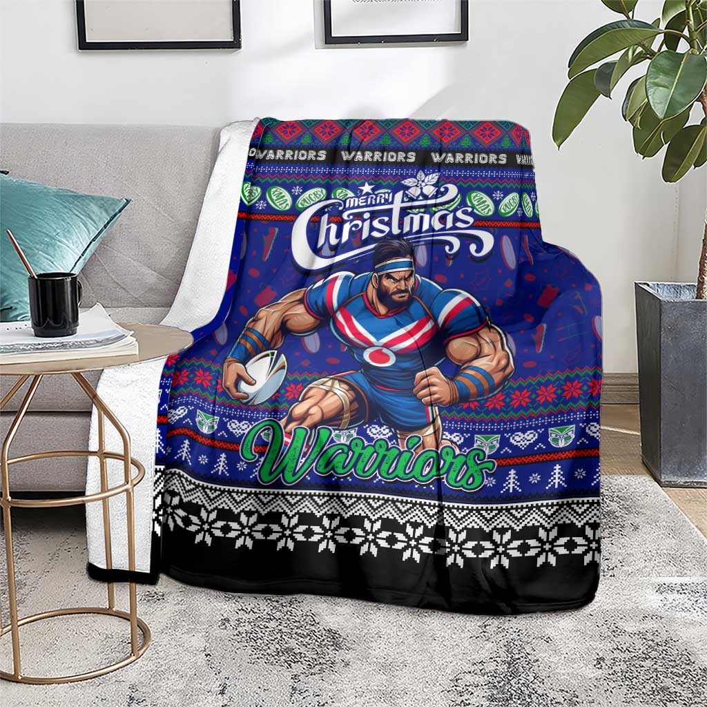 New Zealand Warriors Rugby Xmas Blanket Australia NRL Mascot