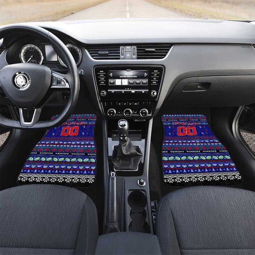 New Zealand Warriors Rugby Xmas Car Mats Australia NRL Mascot