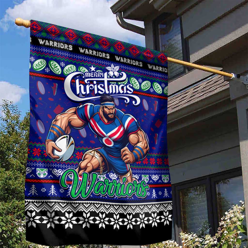 New Zealand Warriors Rugby Xmas Garden Flag Australia NRL Mascot