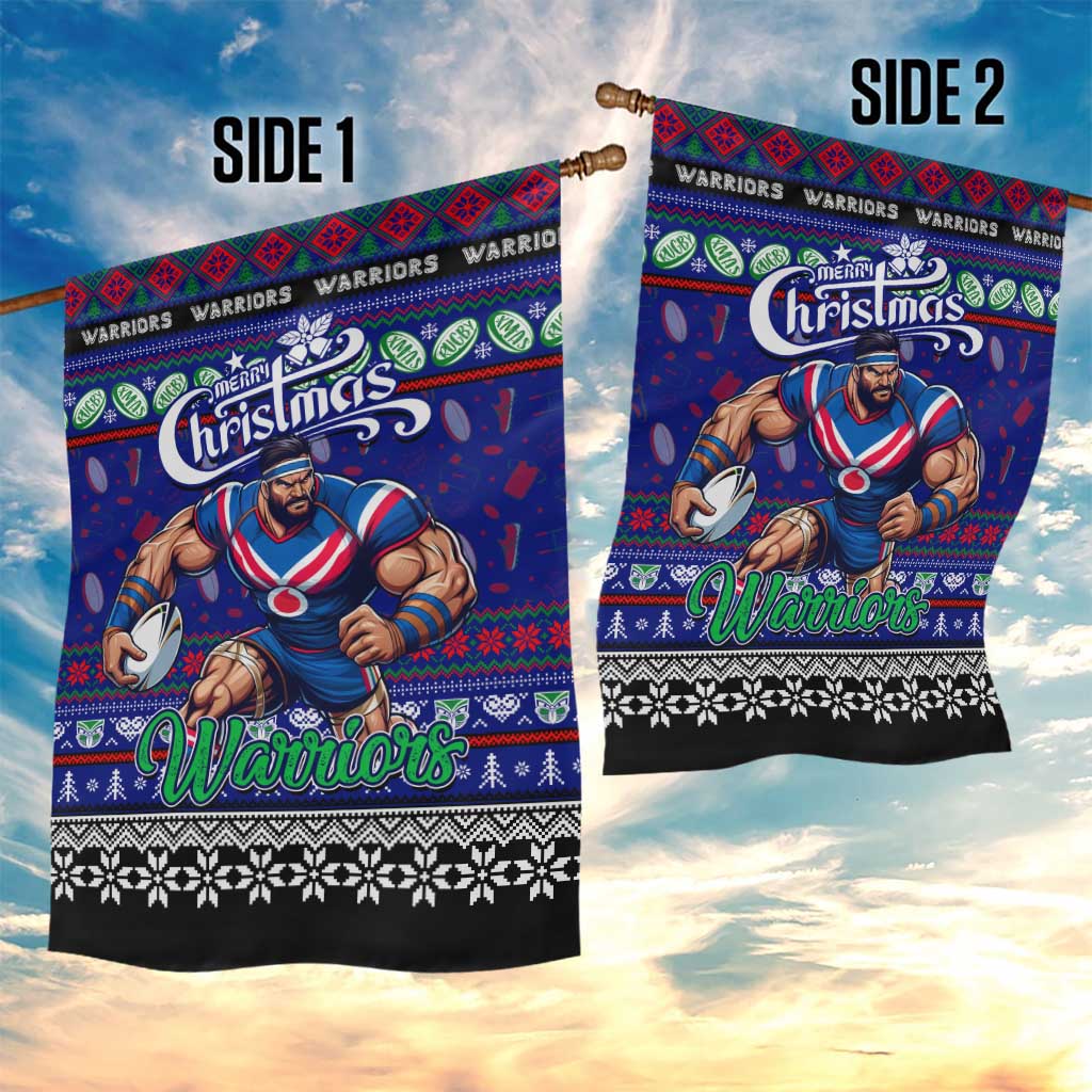 New Zealand Warriors Rugby Xmas Garden Flag Australia NRL Mascot
