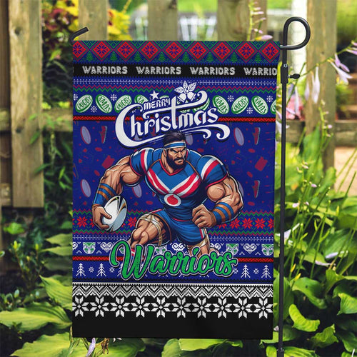 New Zealand Warriors Rugby Xmas Garden Flag Australia NRL Mascot