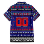 Personalized New Zealand Warriors Rugby Xmas Hawaiian Shirt Australia NRL Mascot