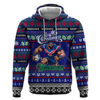 Personalized New Zealand Warriors Rugby Xmas Hoodie Australia NRL Mascot