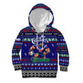 Personalized New Zealand Warriors Rugby Xmas Kid Hoodie Australia NRL Mascot