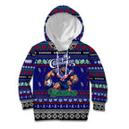 Personalized New Zealand Warriors Rugby Xmas Kid Hoodie Australia NRL Mascot