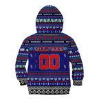 Personalized New Zealand Warriors Rugby Xmas Kid Hoodie Australia NRL Mascot