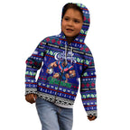 Personalized New Zealand Warriors Rugby Xmas Kid Hoodie Australia NRL Mascot