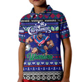 Personalized New Zealand Warriors Rugby Xmas Kid Polo Shirt Australia NRL Mascot