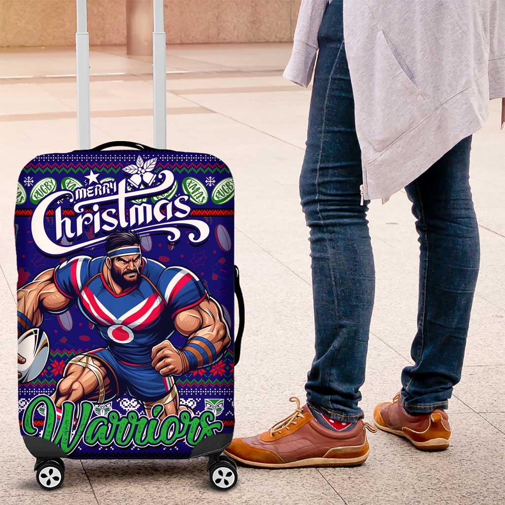 New Zealand Warriors Rugby Xmas Luggage Cover Australia NRL Mascot