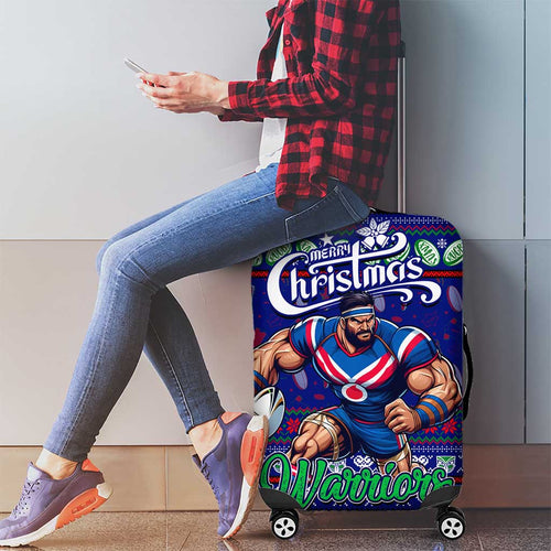 New Zealand Warriors Rugby Xmas Luggage Cover Australia NRL Mascot