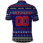 Personalized New Zealand Warriors Rugby Xmas Polo Shirt Australia NRL Mascot