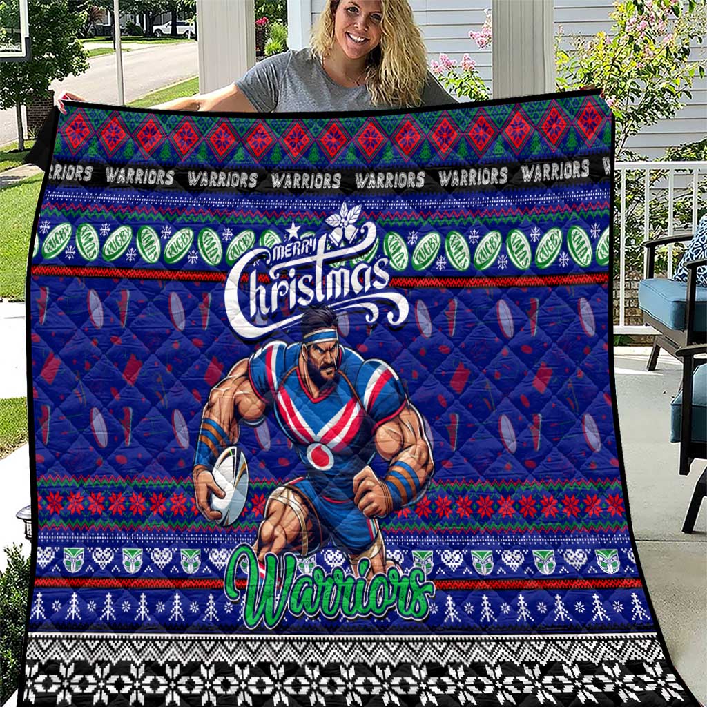 New Zealand Warriors Rugby Xmas Quilt Australia NRL Mascot