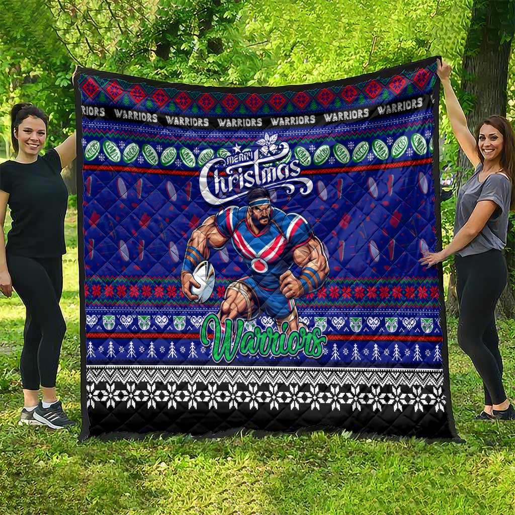 New Zealand Warriors Rugby Xmas Quilt Australia NRL Mascot