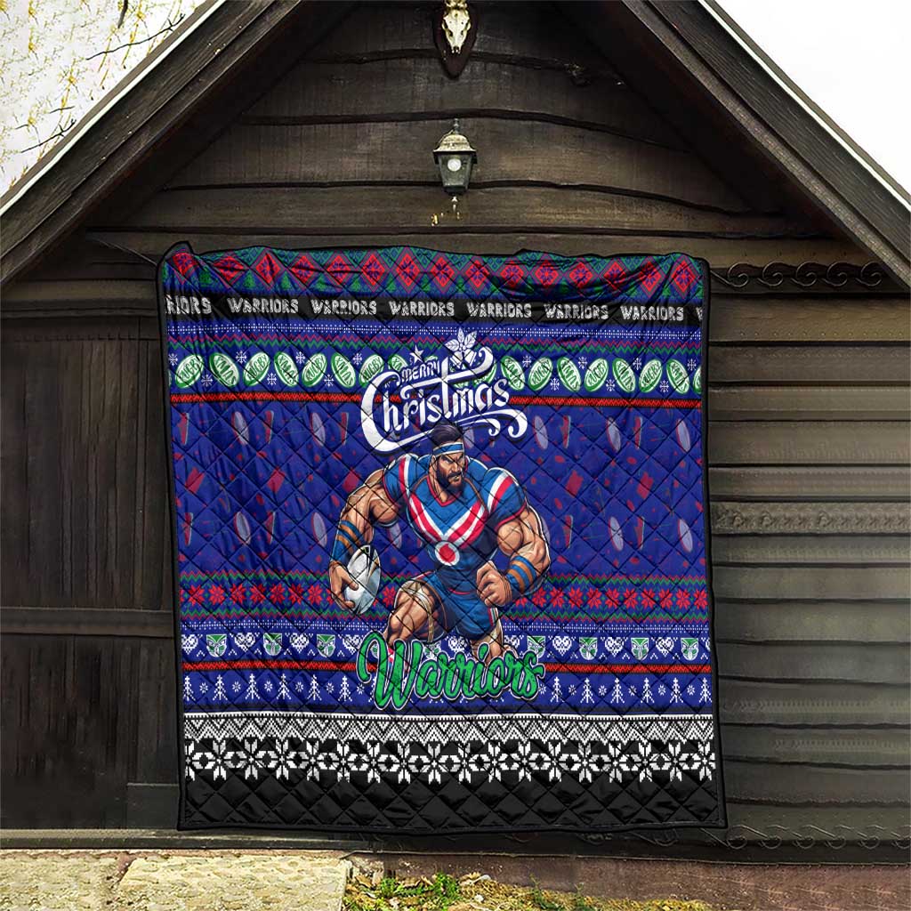 New Zealand Warriors Rugby Xmas Quilt Australia NRL Mascot