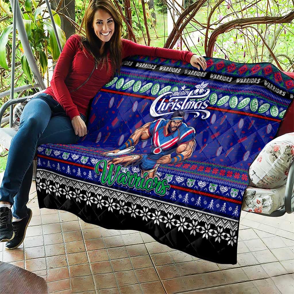 New Zealand Warriors Rugby Xmas Quilt Australia NRL Mascot