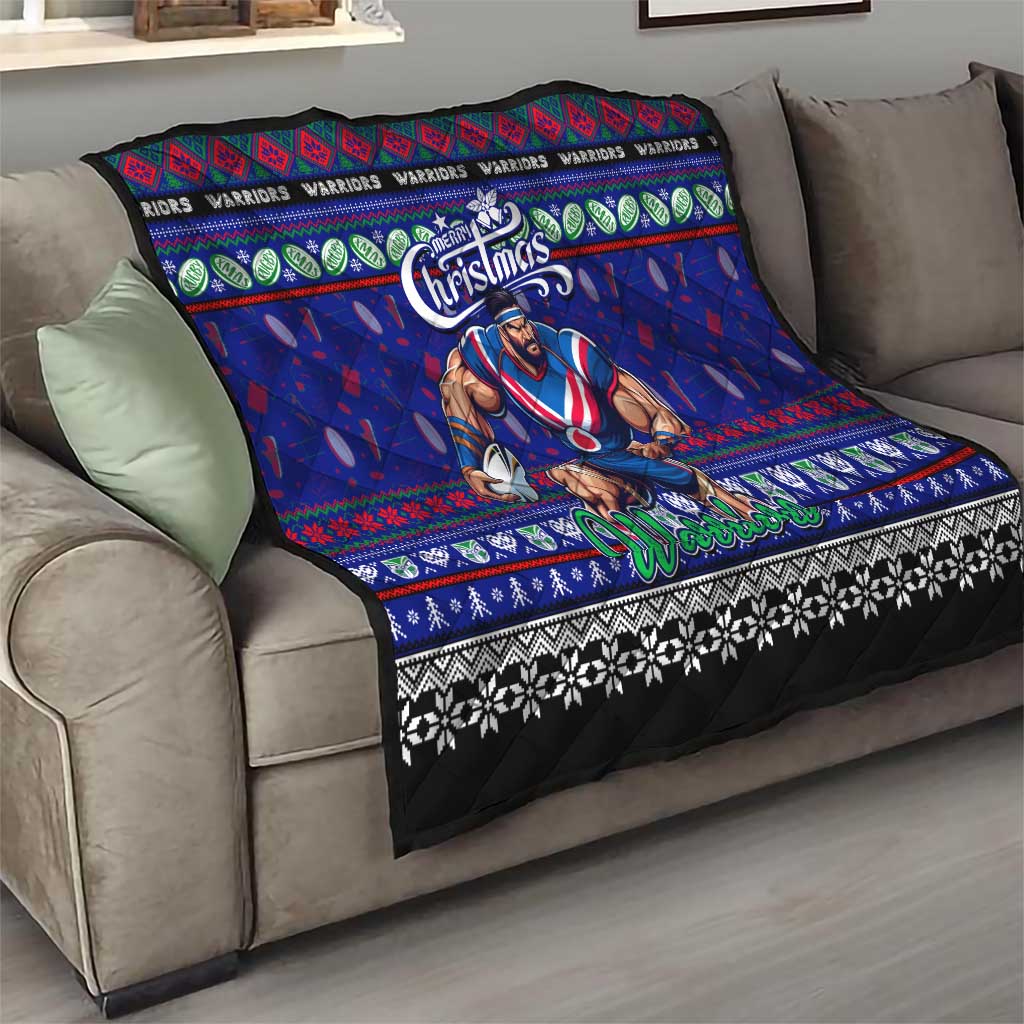 New Zealand Warriors Rugby Xmas Quilt Australia NRL Mascot