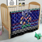 New Zealand Warriors Rugby Xmas Quilt Australia NRL Mascot