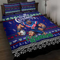 New Zealand Warriors Rugby Xmas Quilt Bed Set Australia NRL Mascot