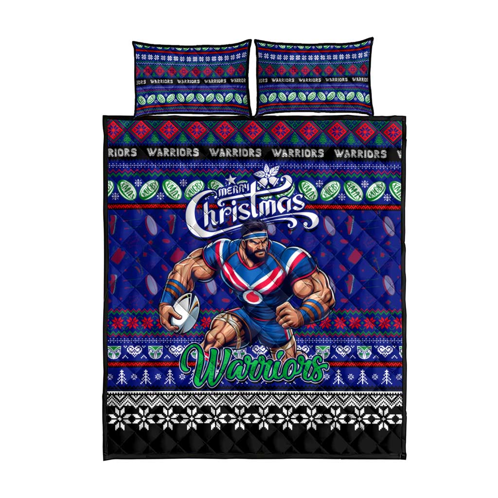 New Zealand Warriors Rugby Xmas Quilt Bed Set Australia NRL Mascot