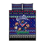 New Zealand Warriors Rugby Xmas Quilt Bed Set Australia NRL Mascot