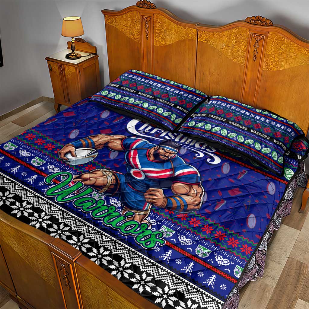 New Zealand Warriors Rugby Xmas Quilt Bed Set Australia NRL Mascot
