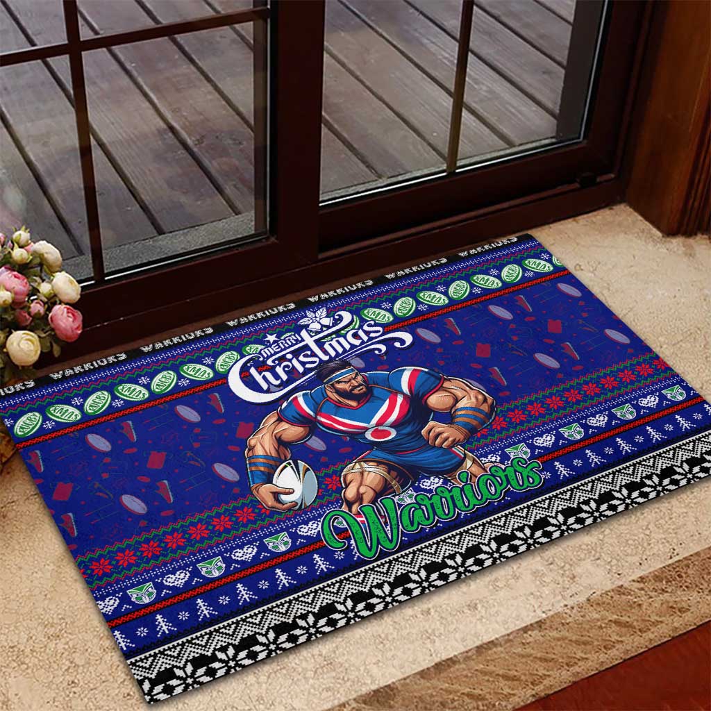 New Zealand Warriors Rugby Xmas Rubber Doormat Australia NRL Mascot