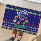 New Zealand Warriors Rugby Xmas Rubber Doormat Australia NRL Mascot