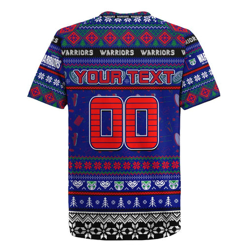 Personalized New Zealand Warriors Rugby Xmas Rugby Jersey Australia NRL Mascot