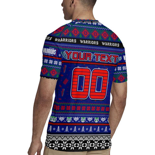 Personalized New Zealand Warriors Rugby Xmas Rugby Jersey Australia NRL Mascot