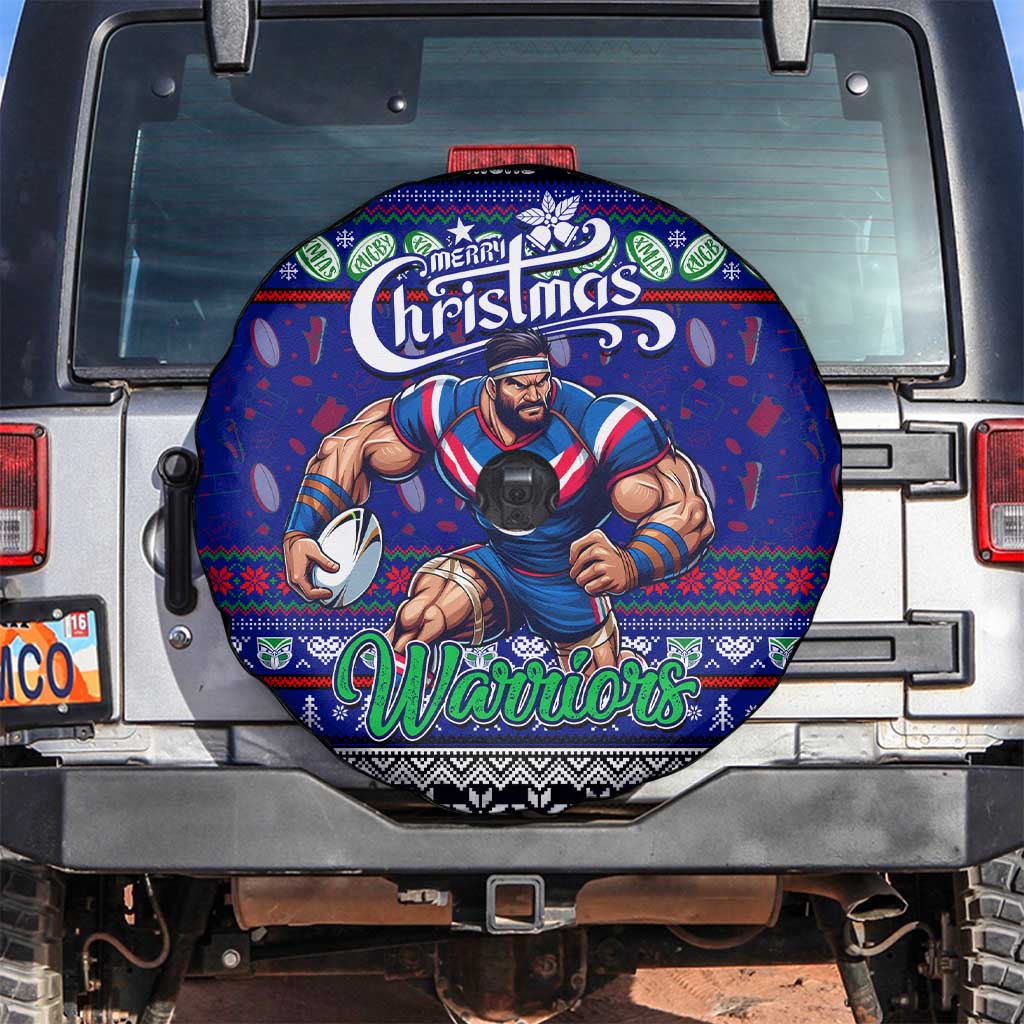 New Zealand Warriors Rugby Xmas Spare Tire Cover Australia NRL Mascot