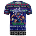 Personalized New Zealand Warriors Rugby Xmas T Shirt Australia NRL Mascot