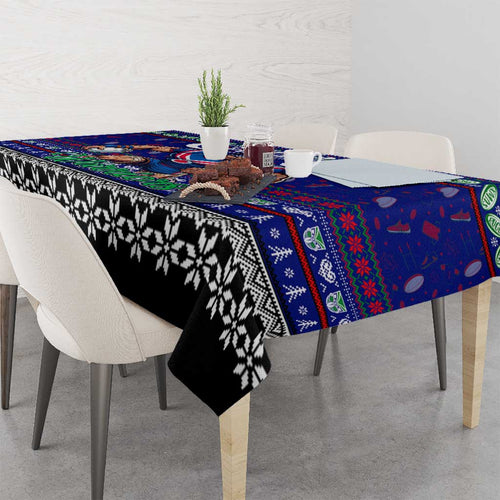 New Zealand Warriors Rugby Xmas Tablecloth Australia NRL Mascot