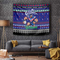 New Zealand Warriors Rugby Xmas Tapestry Australia NRL Mascot