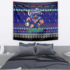 New Zealand Warriors Rugby Xmas Tapestry Australia NRL Mascot
