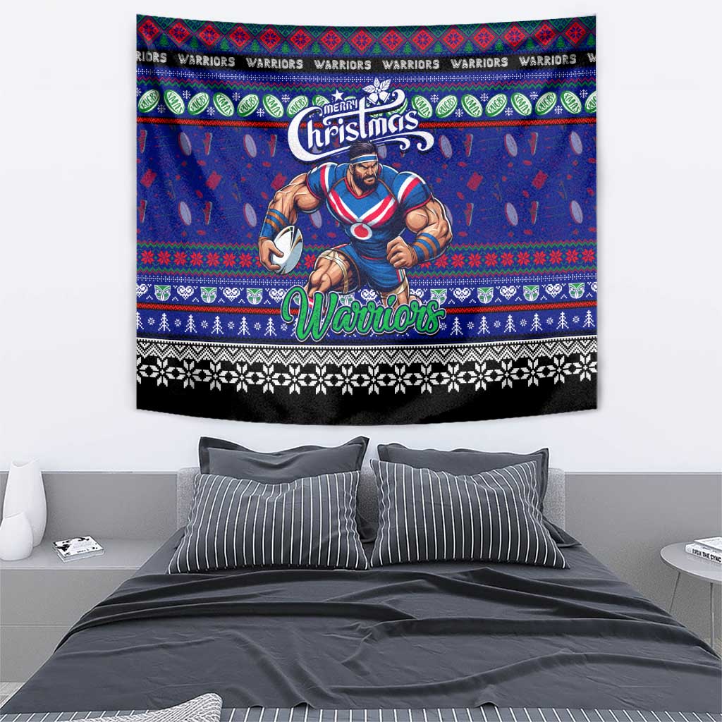 New Zealand Warriors Rugby Xmas Tapestry Australia NRL Mascot
