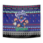 New Zealand Warriors Rugby Xmas Tapestry Australia NRL Mascot