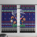New Zealand Warriors Rugby Xmas Window Curtain Australia NRL Mascot