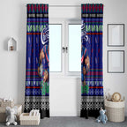 New Zealand Warriors Rugby Xmas Window Curtain Australia NRL Mascot