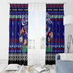 New Zealand Warriors Rugby Xmas Window Curtain Australia NRL Mascot