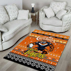 Tigers Rugby Xmas Area Rug Australia NRL Mascot
