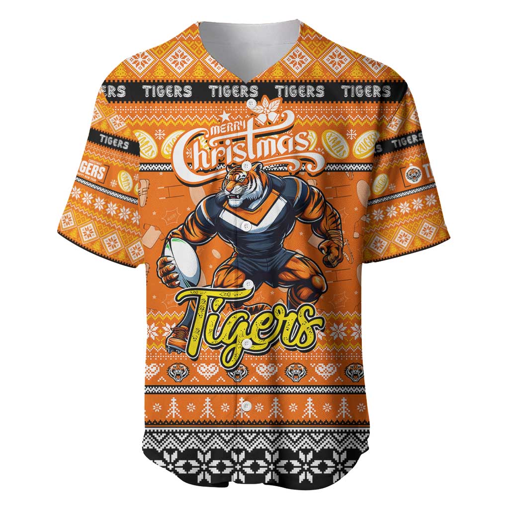 Personalized Tigers Rugby Xmas Baseball Jersey Australia NRL Mascot