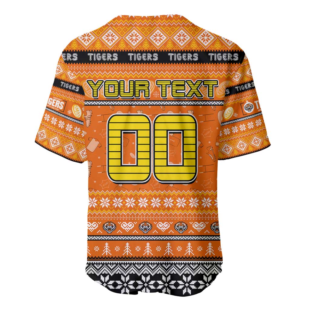 Personalized Tigers Rugby Xmas Baseball Jersey Australia NRL Mascot