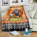Tigers Rugby Xmas Blanket Australia NRL Mascot