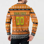 Personalized Tigers Rugby Xmas Button Sweatshirt Australia NRL Mascot